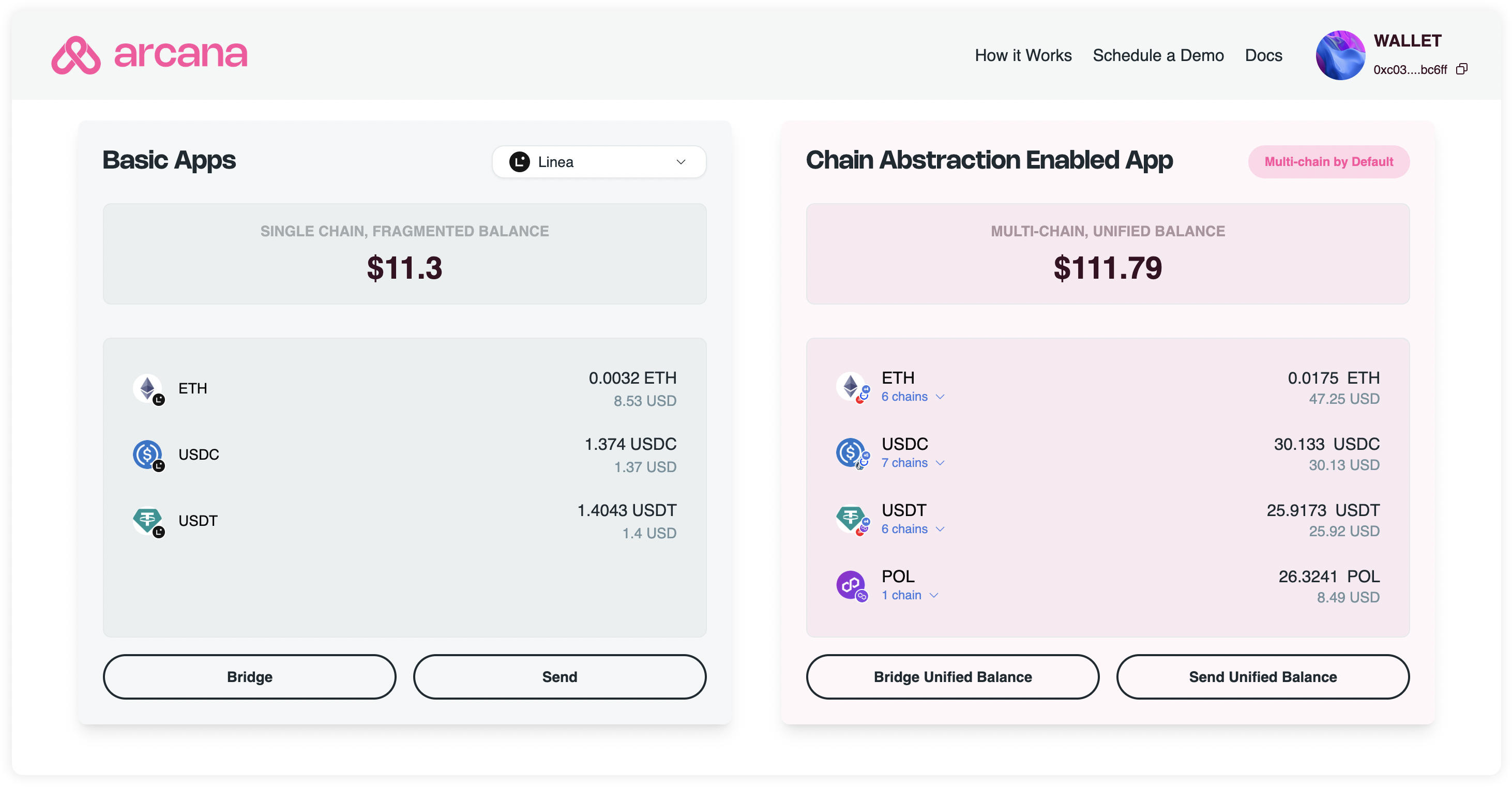 Chain Abstraction with Arcana SDK