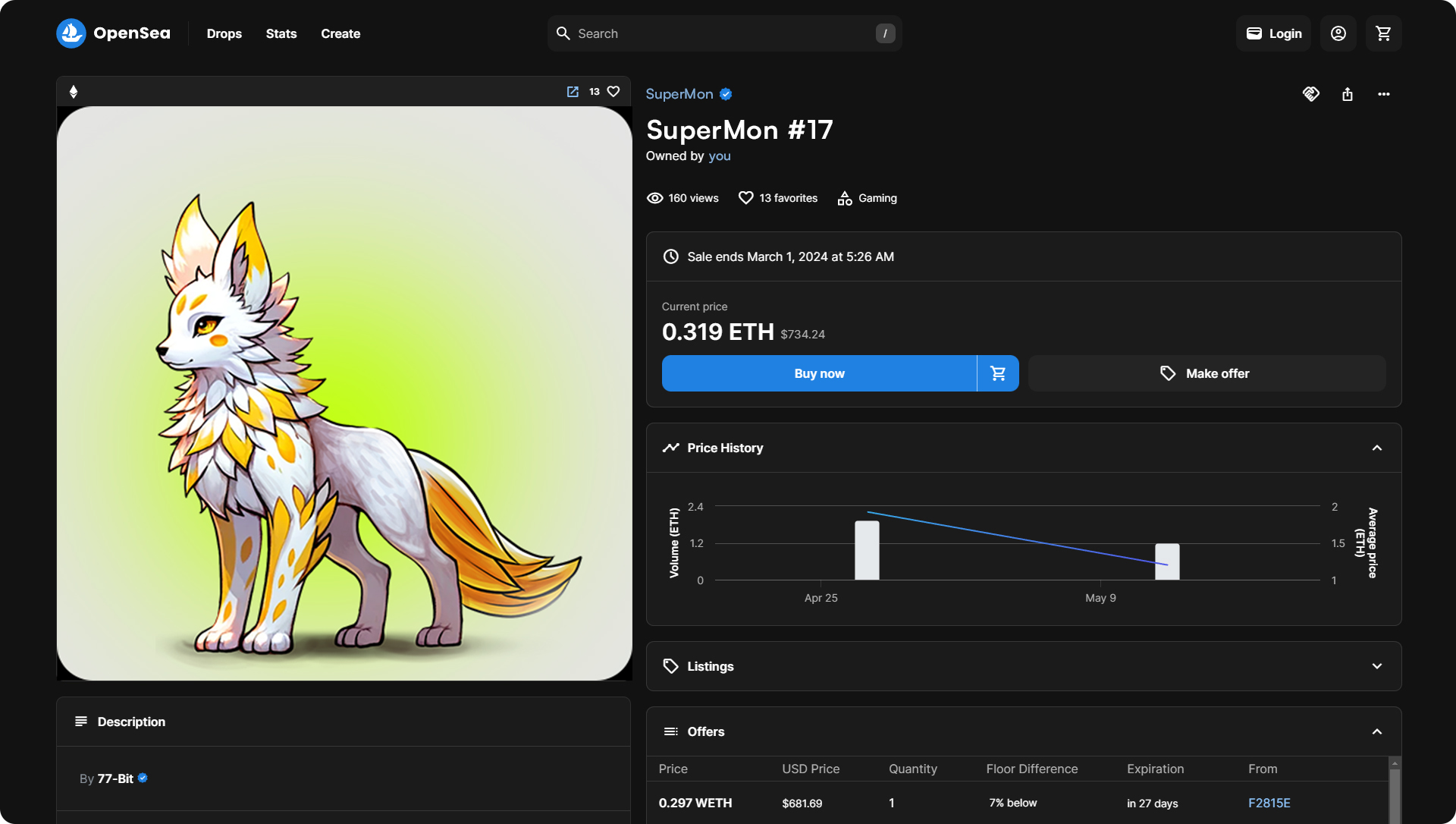 Irys nft opensea mockup